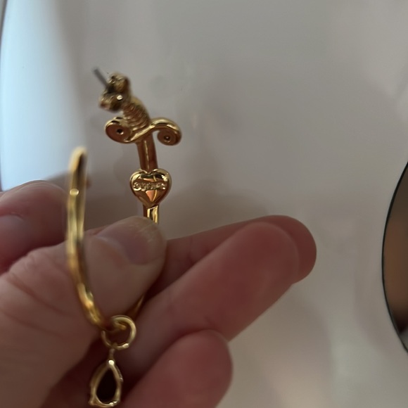 Y2K Disney couture pirates Caribbean hoop earrings - Picture 4 of 5